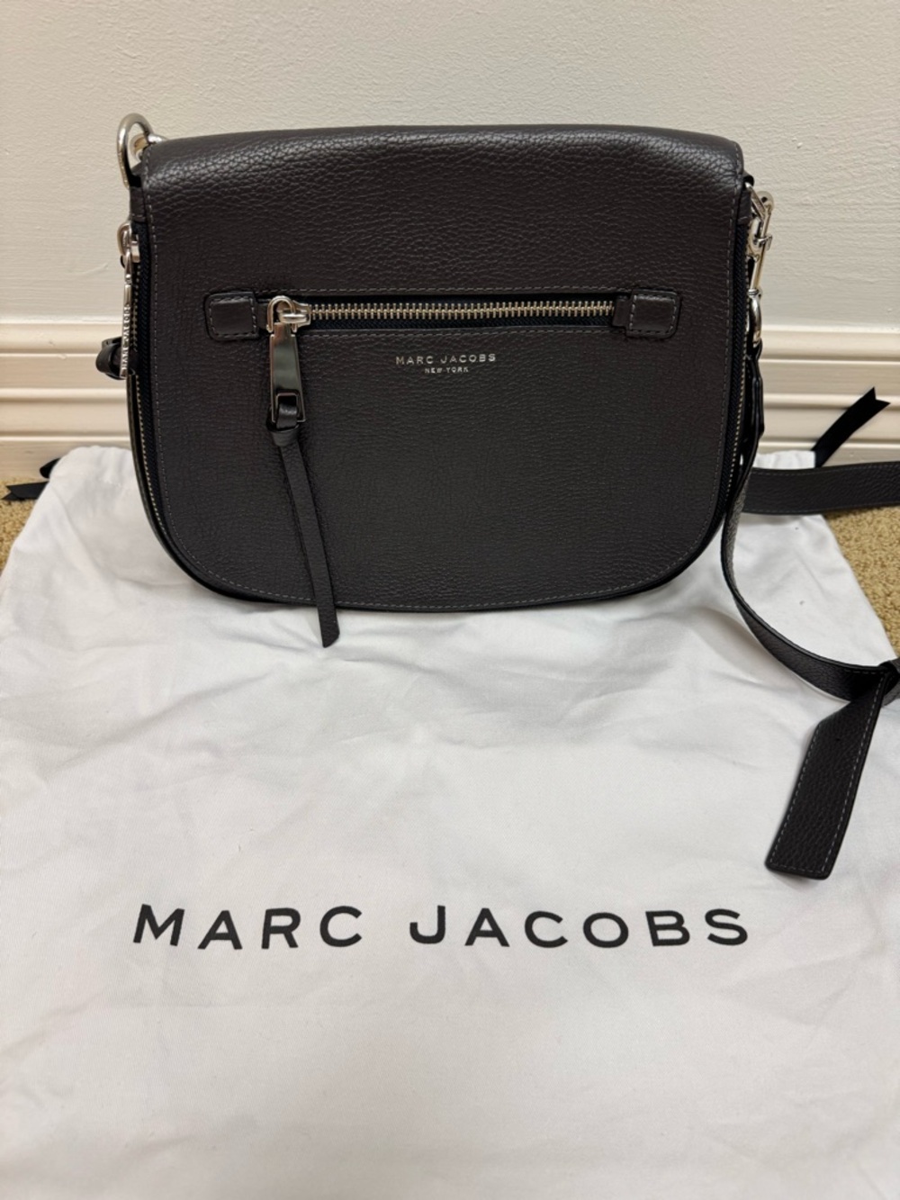 Marc Jacobs Recruit Nomad Leather Saddle Bag